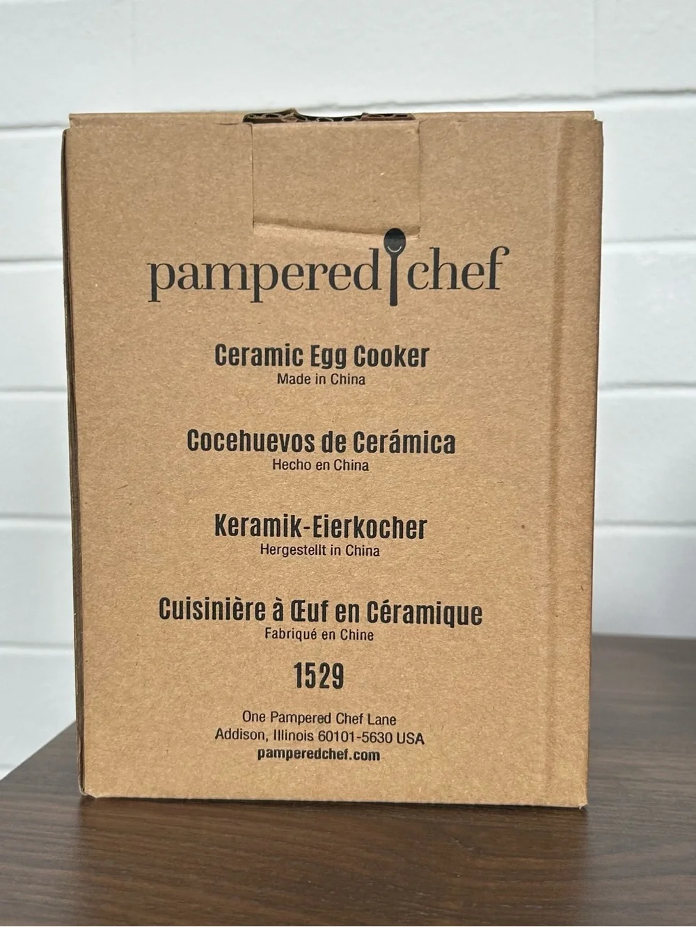 Pampered Chef Ceramic Egg Cooker